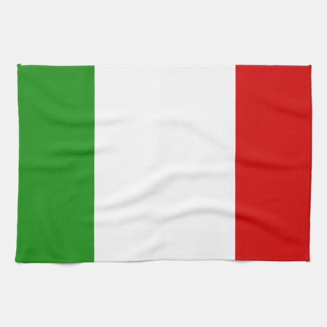 Linge De Cuisine Drapeau de l'Italie (Horizontal)
