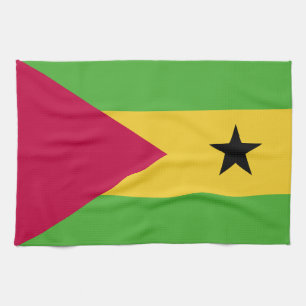 Linge De Cuisine Drapeau de Sao Tomé-et-Principe