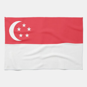 Linge De Cuisine Drapeau de Singapour