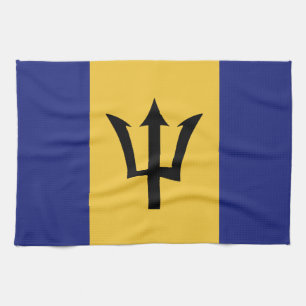 Linge De Cuisine Drapeau des Barbade