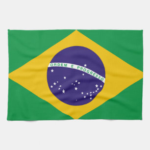 Linge De Cuisine Drapeau du Brésil