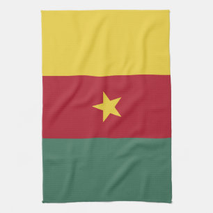Linge De Cuisine drapeau du Cameroun