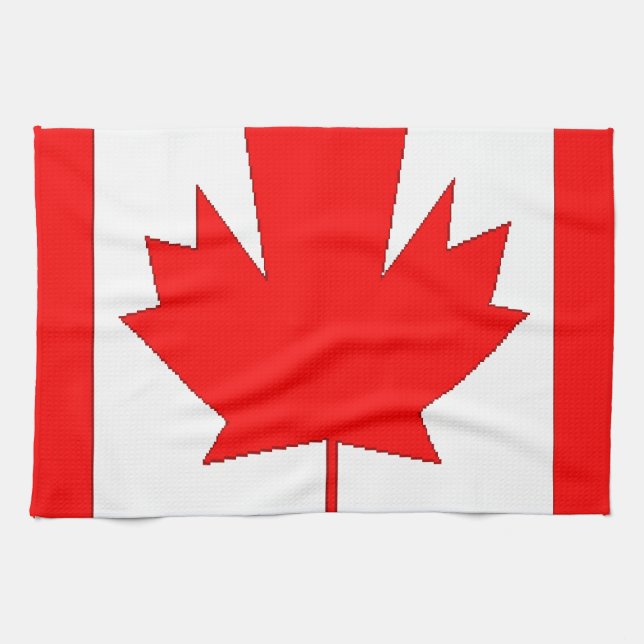 Linge De Cuisine Drapeau du Canada (Horizontal)
