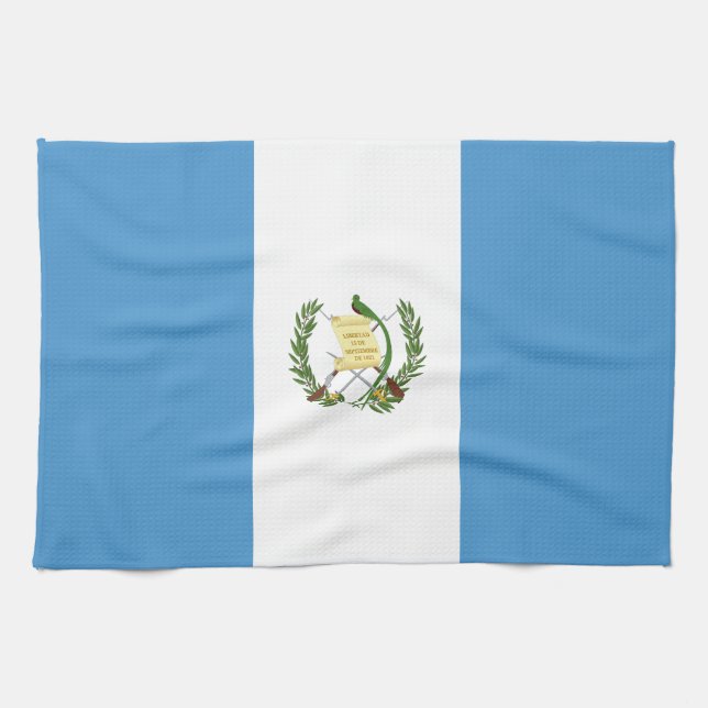 Linge De Cuisine Drapeau du Guatemala (Horizontal)