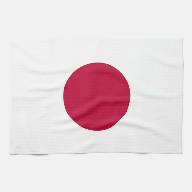 Linge De Cuisine Drapeau du Japon (Horizontal)