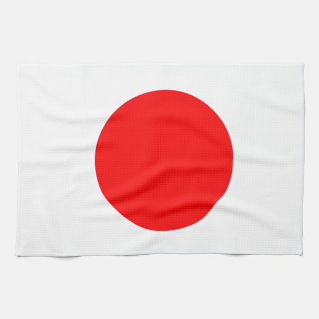 Linge De Cuisine Drapeau du Japon (Horizontal)