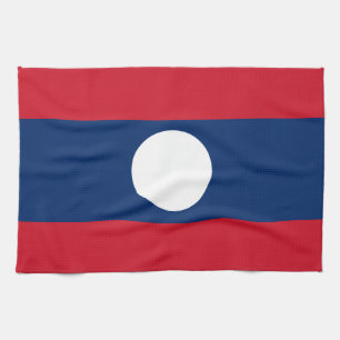 Linge De Cuisine Drapeau du Laos