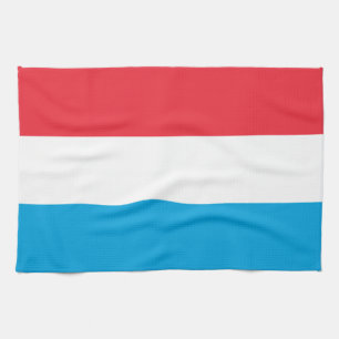 Linge De Cuisine Drapeau du Luxembourg patriotique