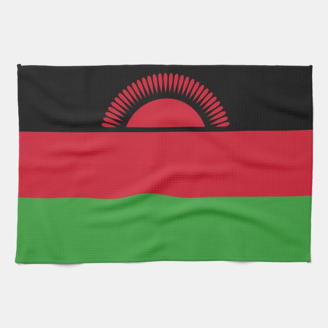 Linge De Cuisine Drapeau du Malawi (Horizontal)