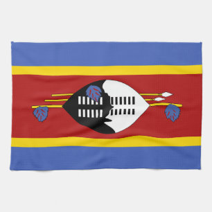 Linge De Cuisine Drapeau Eswatini
