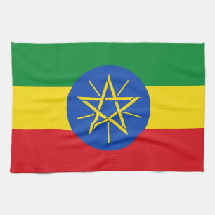 Linge De Cuisine Drapeau Éthiopie