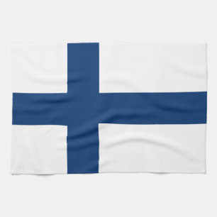 Linge De Cuisine Drapeau Finlande