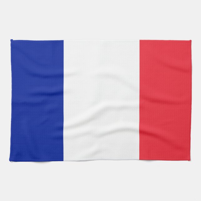 Linge De Cuisine Drapeau France (Horizontal)