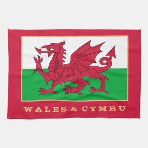 Linge De Cuisine Drapeau gallois & cuisine galloise, mode / sports 