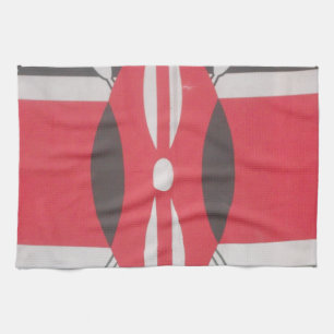 Linge De Cuisine Drapeau Harambe vintage Kenya
