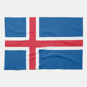 Linge De Cuisine Drapeau Islande