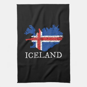 Linge De Cuisine Drapeau Islande