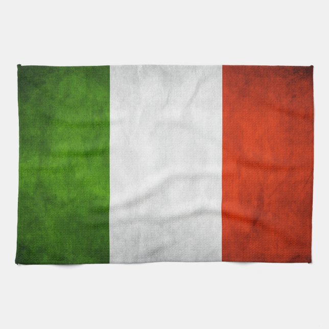 Linge De Cuisine Drapeau italien 16" x 24 (Horizontal)