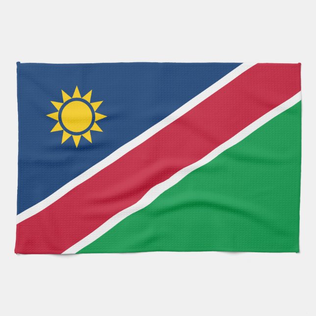 Linge De Cuisine Drapeau Namibie (Horizontal)