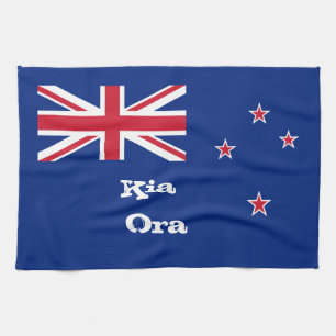 Linge De Cuisine Drapeau néo-zélandais & Kia Ora party, sports /