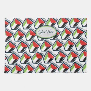 Linge De Cuisine Drapeau palestinien et palestinien Customisé