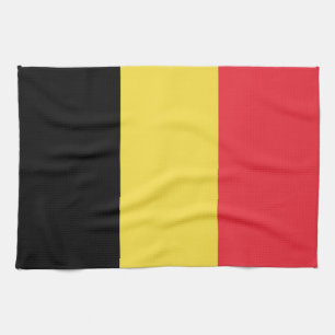 Linge De Cuisine Drapeau patriotique belge