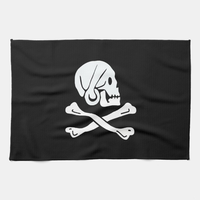 Linge De Cuisine Drapeau pirate - Jolly roger (Horizontal)