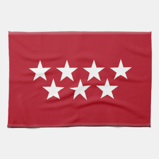 Linge De Cuisine Drapeau (régional) de Madrid Espagne