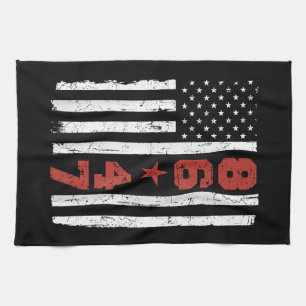 Linge De Cuisine Drapeau rétro Vintage USA 86 47 Anti Trump