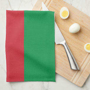 Linge De Cuisine Drapeau simple de l'Italie