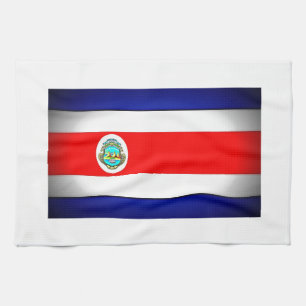 Linge De Cuisine Drapeau stylisé du Costa Rica