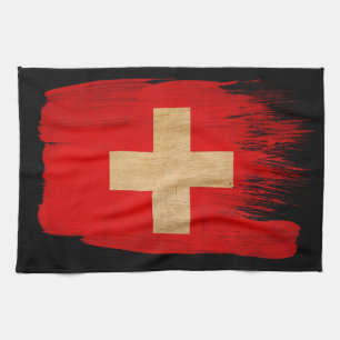 Linge De Cuisine Drapeau suisse
