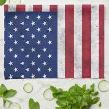Drapeau USA vintage rouge blanc bleu patriotique A