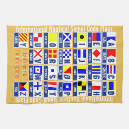Linge De Cuisine Drapeaux de code maritimes de signal