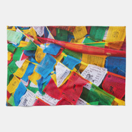 Linge De Cuisine Drapeaux de prière tibétains colorés - Tibet