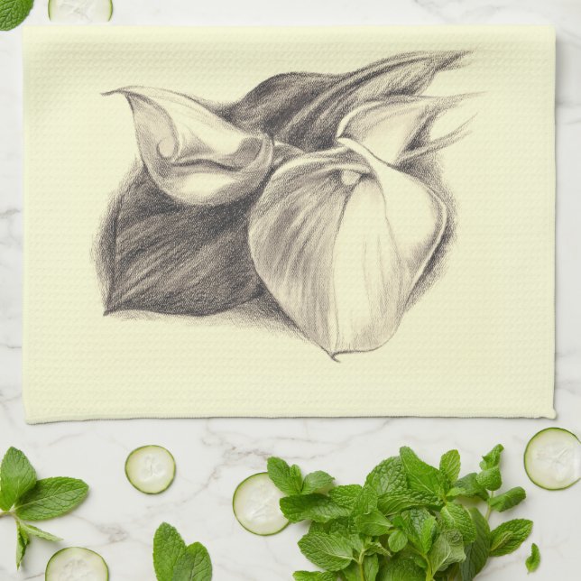 Linge De Cuisine Drawing de Calla Lilie (Plié)