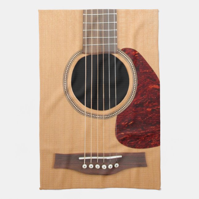 Linge De Cuisine Dreadnoud Acoustique 6 cordes Guitare (Vertical)