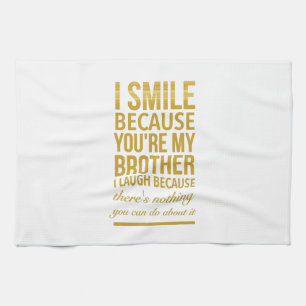 Linge De Cuisine Drôle cadeau d'anniversaire pour les frères de g