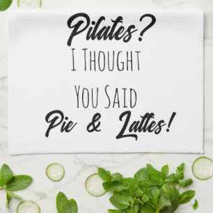 Linge De Cuisine Drôle cadeau, Pilates, Café, Cadeau Ami