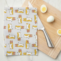 Drôle Cartoon Corgi Motif