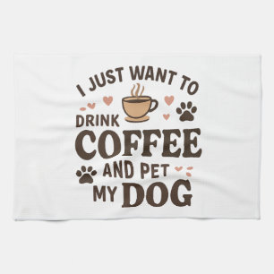 Linge De Cuisine Drôle chien amoureux Mug Chien Maman Chien Papa