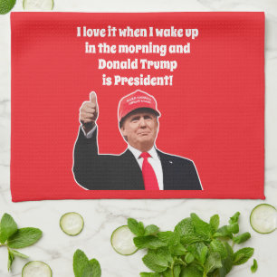 Linge De Cuisine Drôle Donald Trump I Love it 47th President