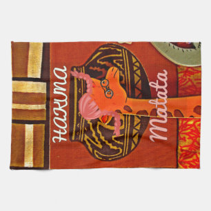 Linge De Cuisine Drôle Giraffe avec texte cool Hakuna Matata