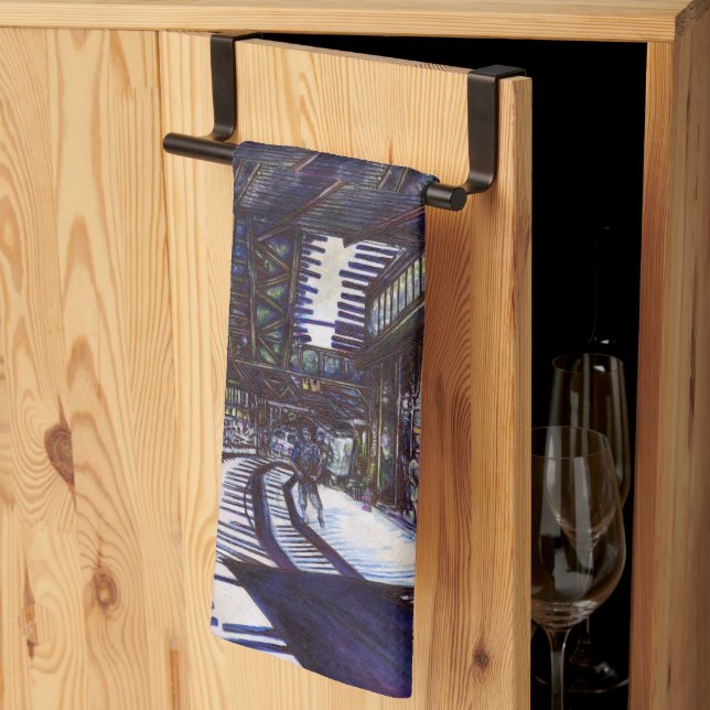 Linge De Cuisine Dusting the Piano (Pliage en tiers)