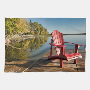 Linge De Cuisine Eau   Adirondack Chaise au lac