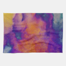 Eau couleur rouge jaune bleu violet art graphique