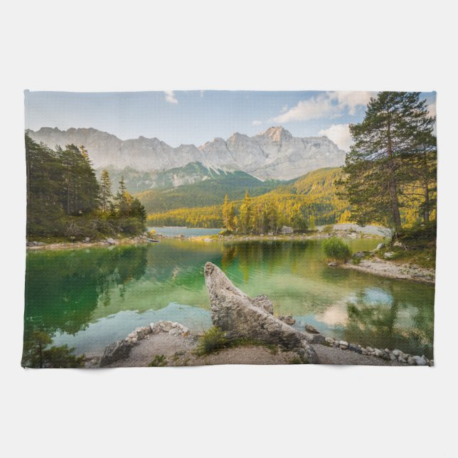 Linge De Cuisine Eau | Dachstein Mountains Lake Allemagne (Horizontal)