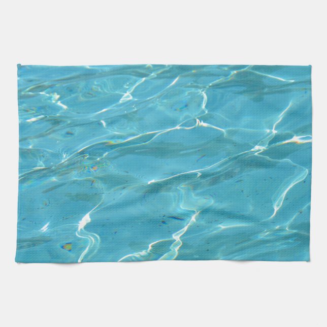 Linge De Cuisine Eau turquoise (Horizontal)