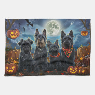 Linge De Cuisine Ecosse Terrier Halloween Éffrayant