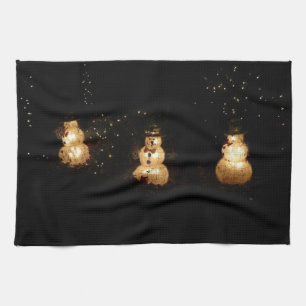 Linge De Cuisine Écran Luminaire Snowman